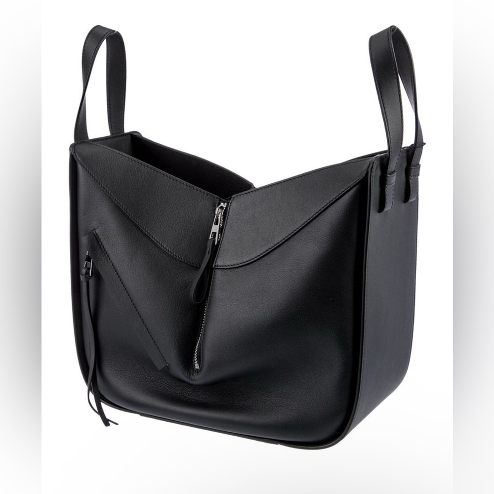 Small Hammock Loewe bag in black, brand new never used with tags attached.